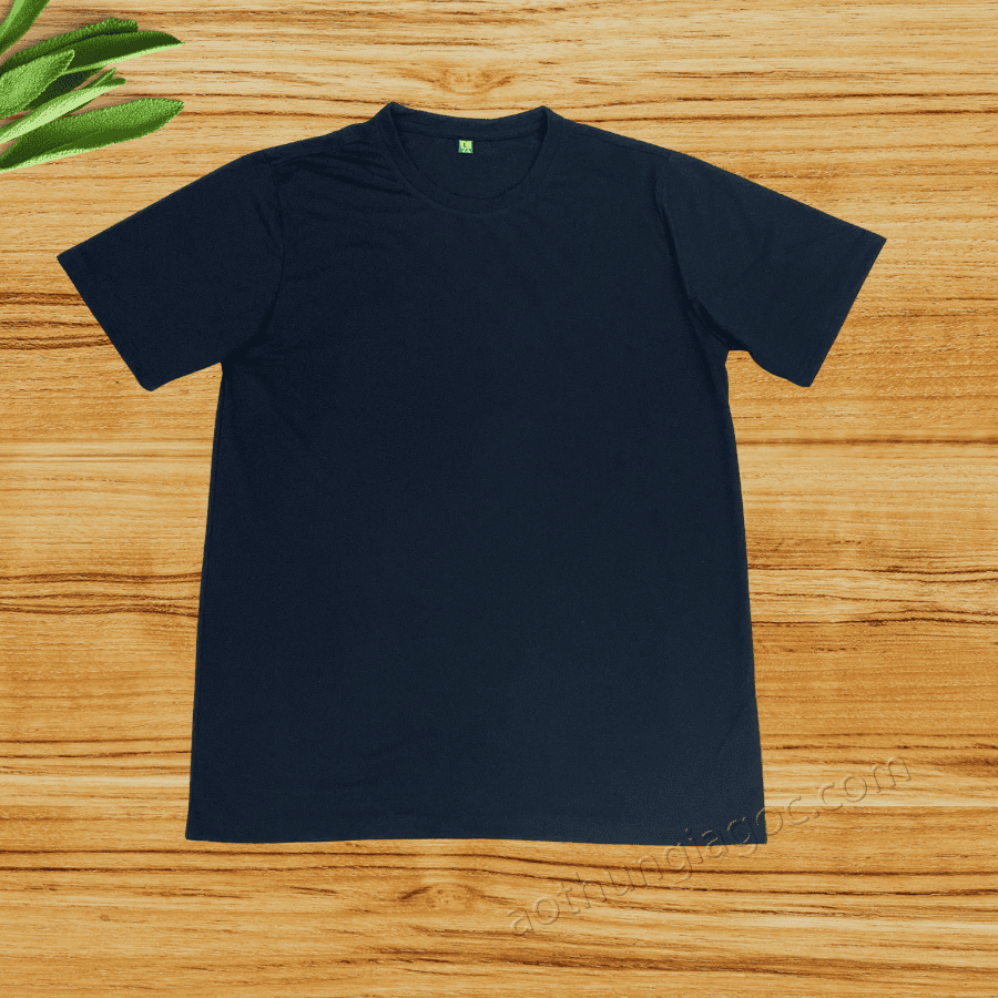 Áo Thun Poly 4 Chiều Màu Đen